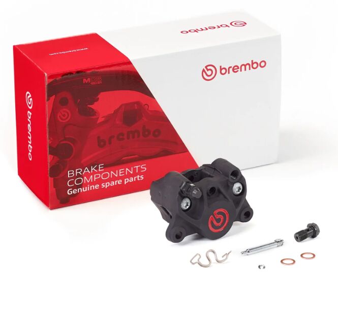Brembo P2.34 REAR BRAKE CALIPER - Black, 2 Piston - 920F08101