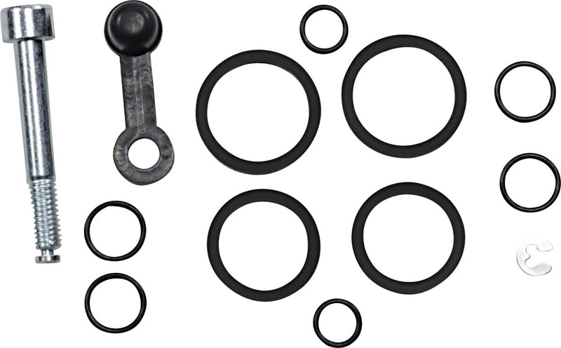 Moose Offroad Hard-parts Brake Caliper Rebuild Kit - Front, Black - 18-3287