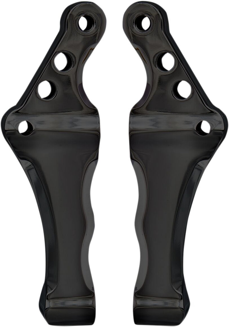 Speed Merchant Radial Front Brake Caliper Mounts - Front Left, Front Right - Black - SM-HDRBM13DDB