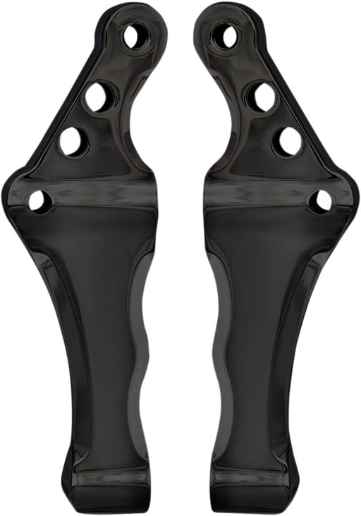 Speed Merchant Radial Front Brake Caliper Mounts - Front Left, Front Right - Black - SM-HDRBM13DDB
