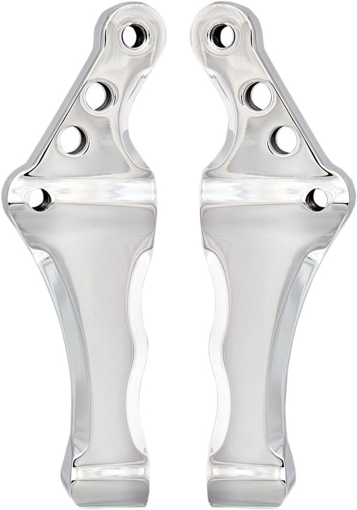 Speed Merchant Radial Front Brake Caliper Mounts - Front Left, Front Right - Polished - SM-HDRBM13DDP
