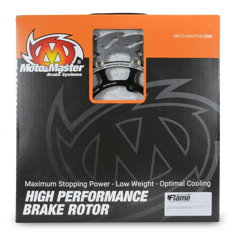 Moto-Master Brake Kit - Black,  Silver,  Stainless Steel - Floating
