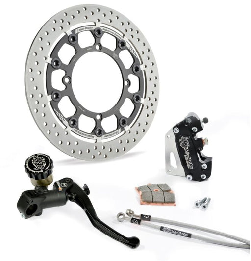 Moto-Master Supermoto Racing Kit - Black,  Stainless Steel - Floating - 313085