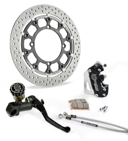 Moto-Master Supermoto Racing Kit - Black,  Stainless Steel - Floating - 313096