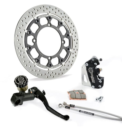 Moto-Master Supermoto Racing Kit - Black,  Stainless Steel - Floating - 313102
