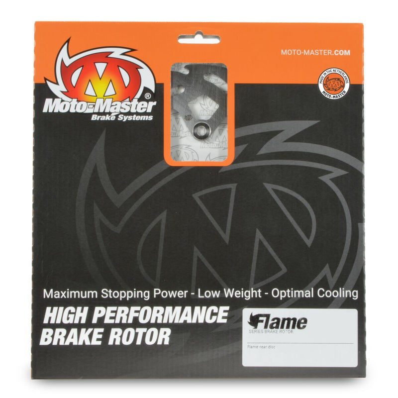 Moto-Master Flame Series Fixed Rotor - Silver,  Stainless Steel - One Piece (Fixed) - 110406
