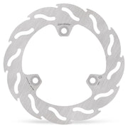 Moto-Master Flame Series Rotor Rear - Stainless Steel - One Piece (Fixed) - 110407