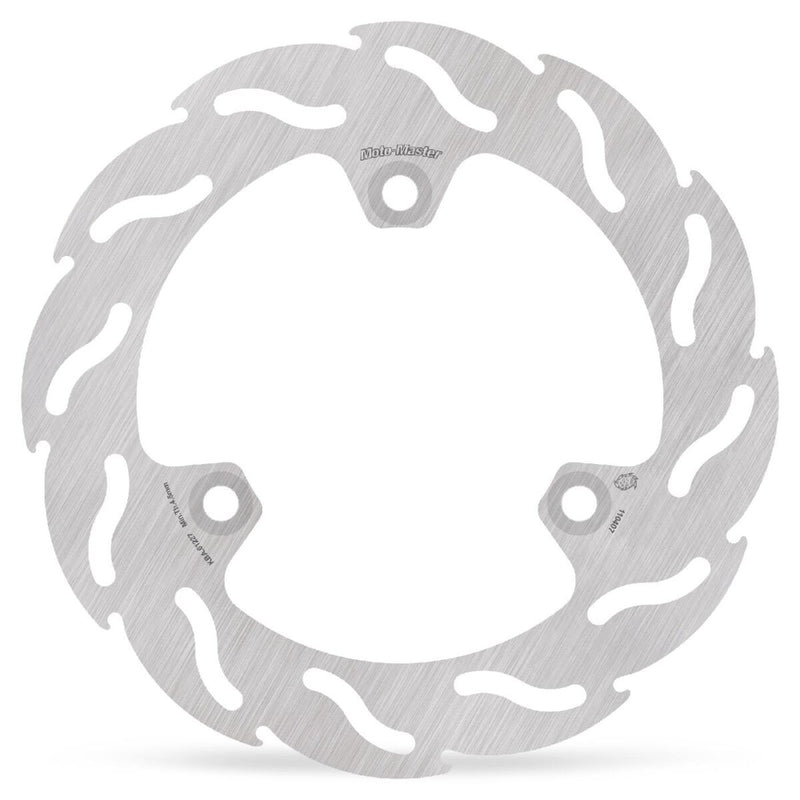 Moto-Master Flame Series Rotor Rear - Stainless Steel - One Piece (Fixed) - 110407
