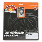 Moto-Master Flame Series Rotor Rear - Stainless Steel - One Piece (Fixed) - 110407