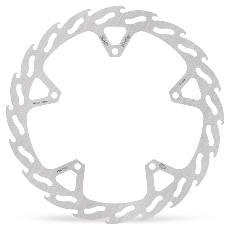 Moto-Master Flame Series Fixed Rotor - Silver,  Stainless Steel - One Piece (Fixed) - 110333