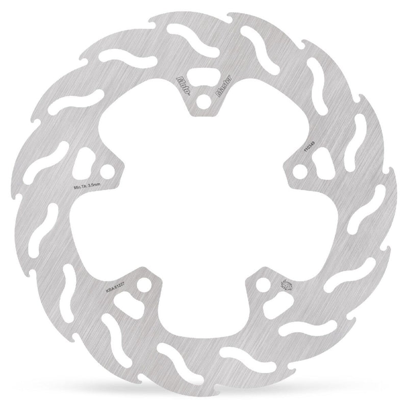 Moto-Master Flame Series Rotor Rear - Stainless Steel - One Piece (Fixed) - 110349