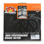 Moto-Master Flame Series Supermoto Street Rotor - Stainless Steel - Two Piece (Floating) - 111039