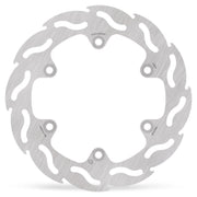 Moto-Master Flame Series Rotor Rear - Stainless Steel - One Piece (Fixed) - 110589
