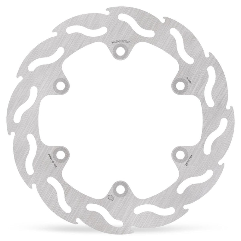 Moto-Master Flame Series Rotor Rear - Stainless Steel - One Piece (Fixed) - 110589