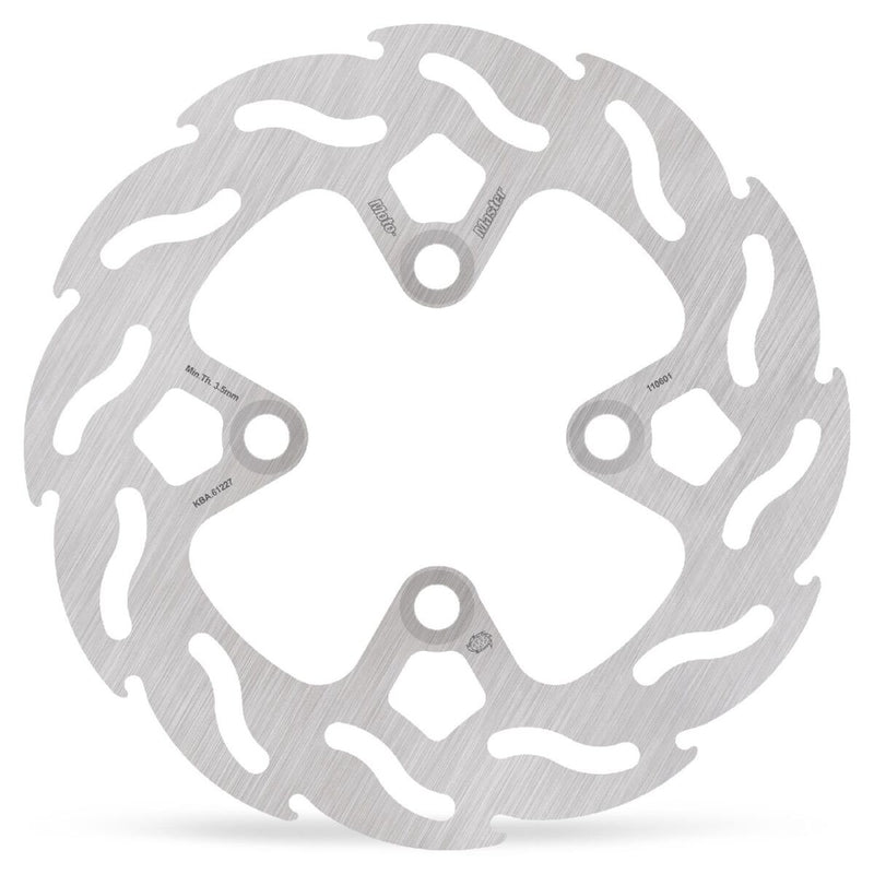 Moto-Master Flame Series Fixed Rotor - Silver,  Stainless Steel - One Piece (Fixed) - 110601