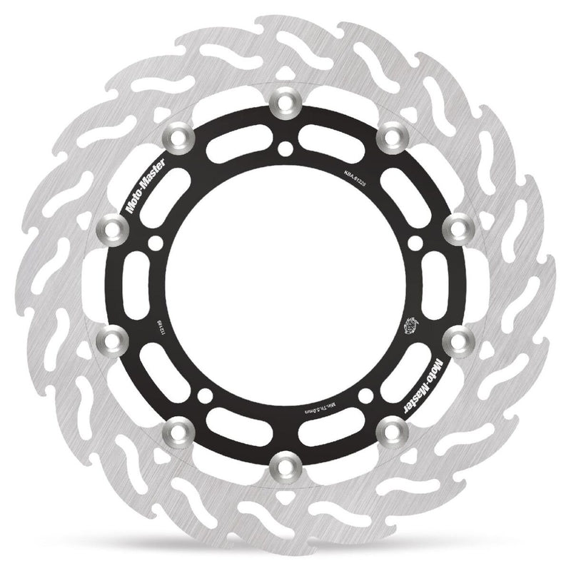 Moto-Master Flame Series Floating Rotor - Black - Two Piece (Floating) - 112189