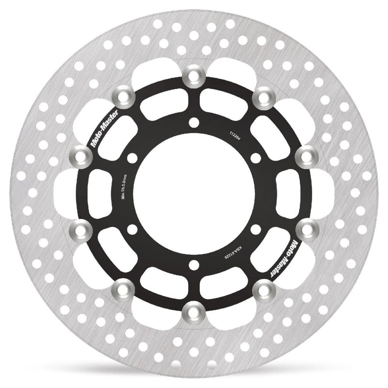 Moto-Master Halo Series Floating Racing Rotor - Stainless Steel - Two Piece (Floating) - 112204