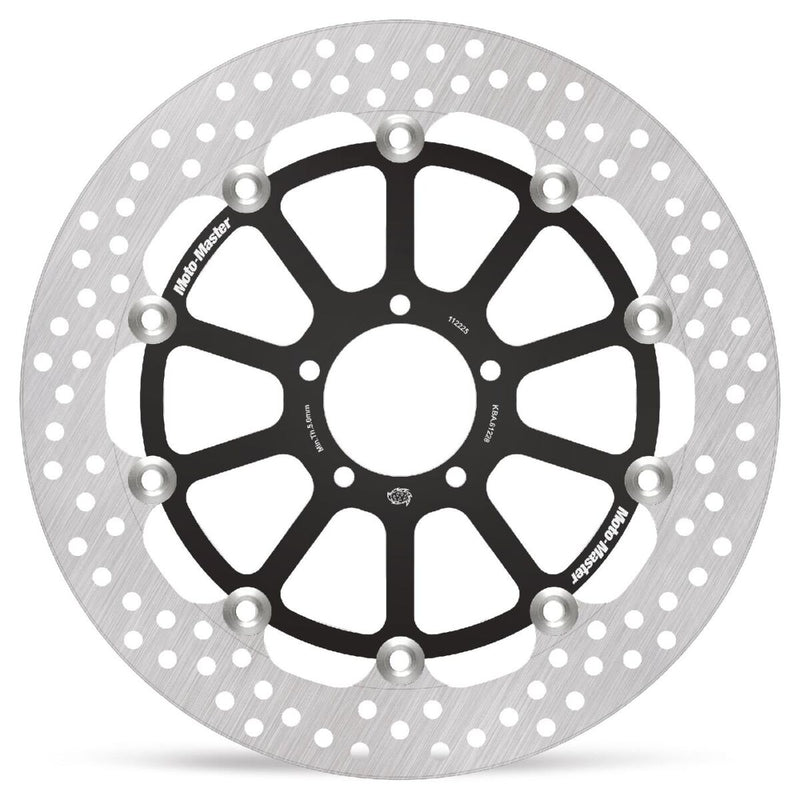Moto-Master Halo Series Floating Racing Rotor - Stainless Steel - Two Piece (Floating) - 112225