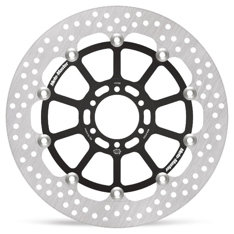 Moto-Master Halo Series Floating Racing Rotor - Stainless Steel - Two Piece (Floating) - 113155