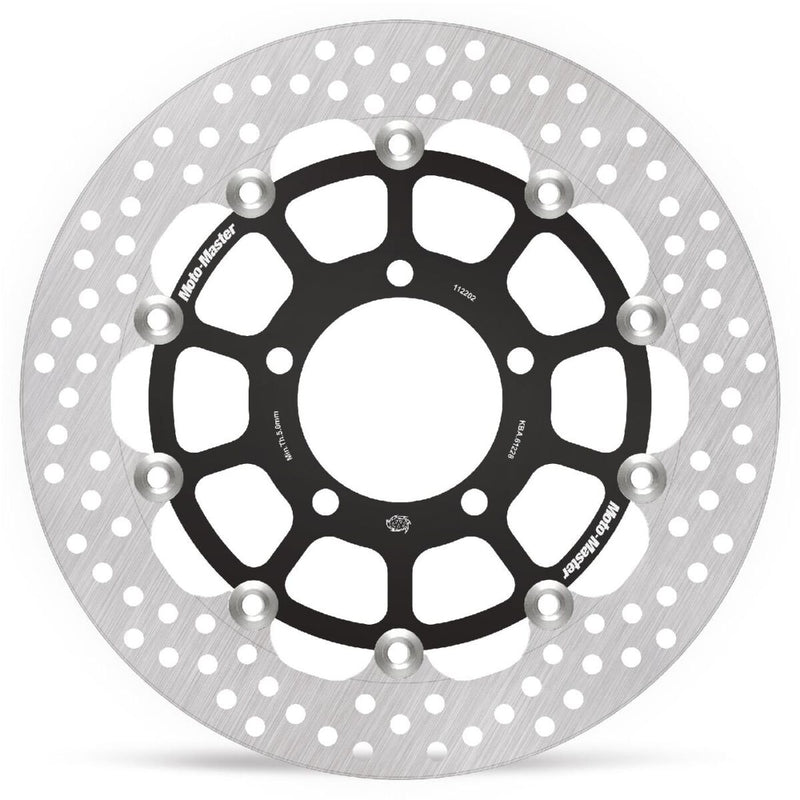 Moto-Master Halo Series Floating Racing Rotor - Stainless Steel - Two Piece (Floating) - 112202