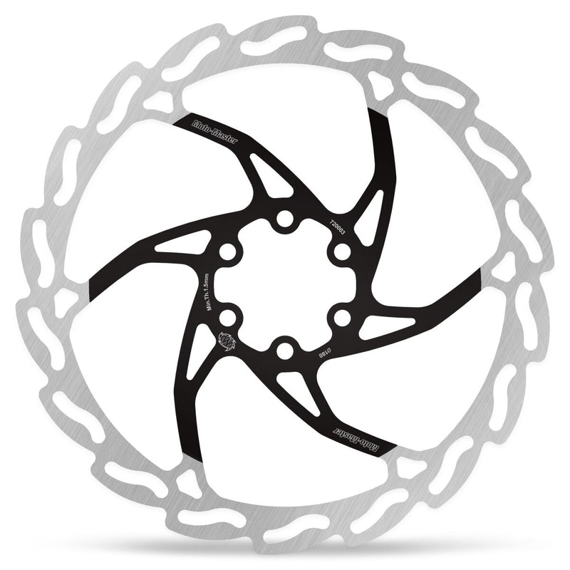 Moto-Master FLAME Brake Disc - Black,  Silver - 720003
