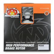 Moto-Master Supermoto Front Racing Rotors - Flame - Anodised,  Black,  Silver,  Stainless Steel - Two Piece (Floating)