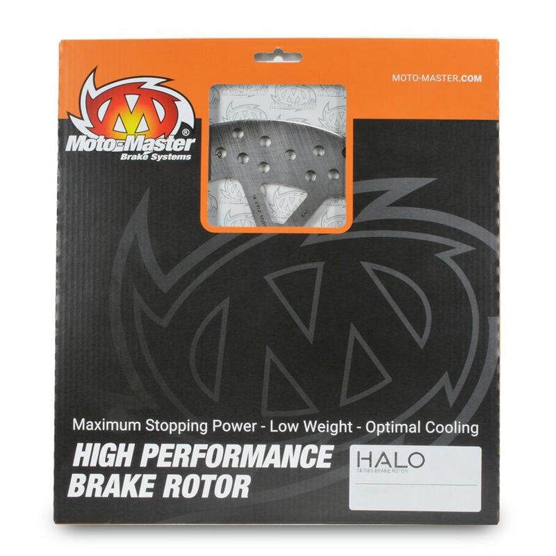 Moto-Master Halo Series Fixed Rotor - Silver - One Piece (Fixed) - 110899