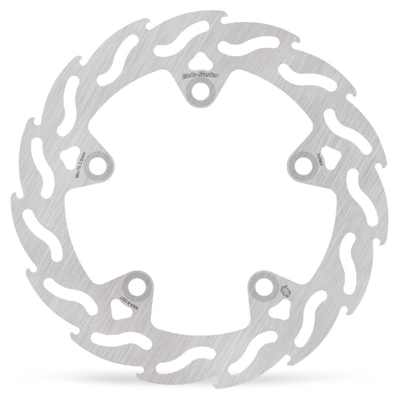 Moto-Master Flame Series Fixed Rotor - Silver - One Piece (Fixed) - 110900