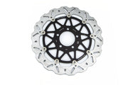Moto-Master Nitro Series Brake Disc - Black,  Silver - Two Piece (Floating) - 112363