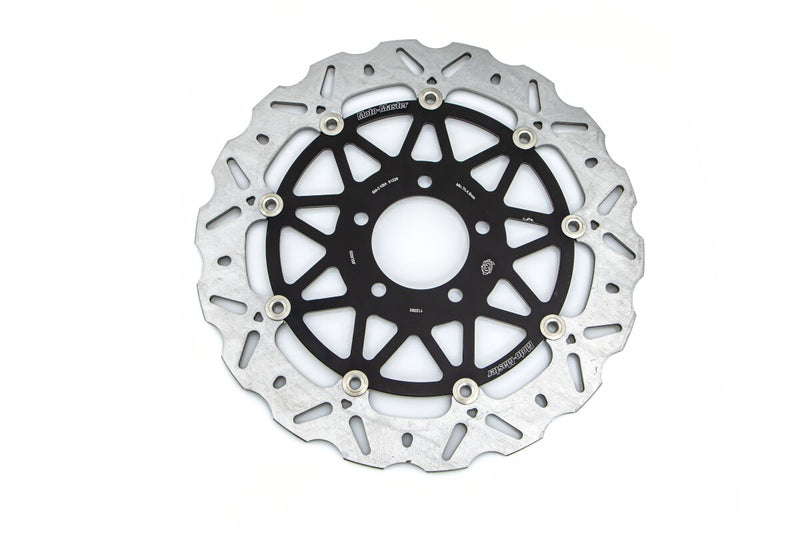 Moto-Master Nitro Series Brake Disc - Black,  Silver - Two Piece (Floating) - 112363