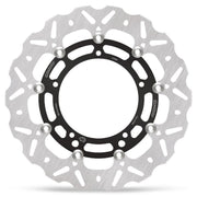 Moto-Master Nitro Series Brake Disc - Black,  Silver - Two Piece (Floating) - 112365