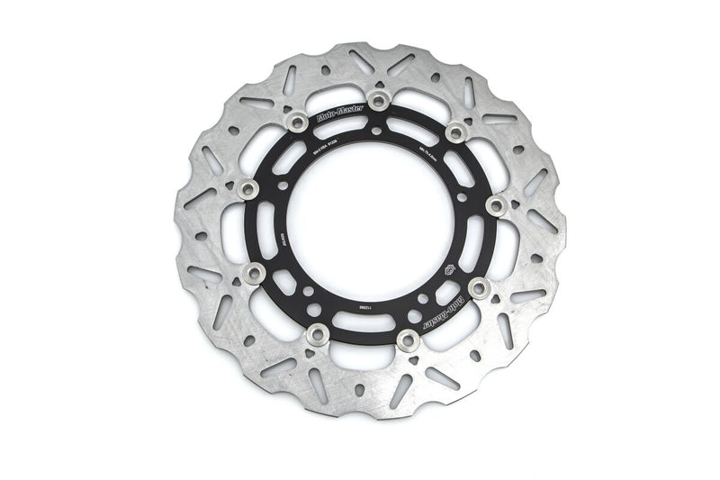Moto-Master Nitro Series Brake Disc - Black,  Silver - Two Piece (Floating) - 112365