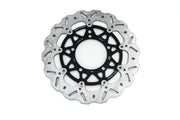 Moto-Master Nitro Series Brake Disc - Black,  Silver - Two Piece (Floating) - 112366