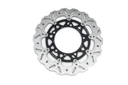 Moto-Master Nitro Series Brake Disc - Black,  Silver - Two Piece (Floating) - 112367