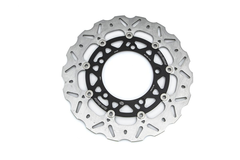 Moto-Master Nitro Series Brake Disc - Black,  Silver - Two Piece (Floating) - 112367
