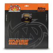 Moto-Master Nitro Series Brake Disc - Black,  Silver - Two Piece (Floating) - 112369