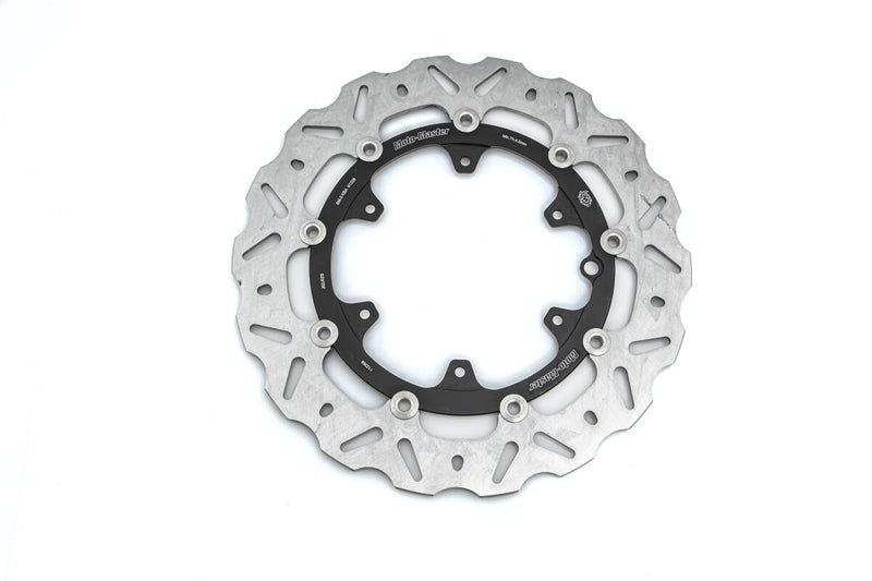 Moto-Master Nitro Series Brake Disc - Black,  Silver - Two Piece (Floating) - 112369