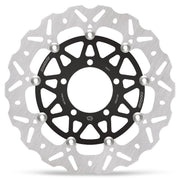 Moto-Master Nitro Series Brake Disc - Black,  Silver - Two Piece (Floating) - 112371