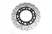 Moto-Master Nitro Series Brake Disc - Black,  Silver - Two Piece (Floating) - 112373