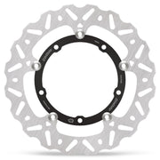 Moto-Master Nitro Series Brake Disc - Black,  Silver - Two Piece (Floating) - 112375