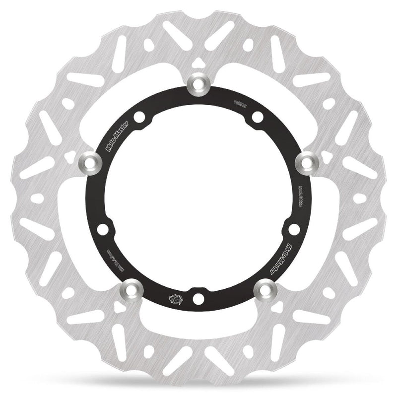 Moto-Master Nitro Series Brake Disc - Black,  Silver - Two Piece (Floating) - 112375