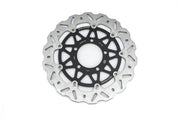 Moto-Master Nitro Series Brake Disc - Black,  Silver - Two Piece (Floating) - 112376