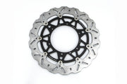Moto-Master Nitro Series Brake Disc - Black,  Silver - Two Piece (Floating) - 112377
