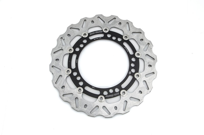 Moto-Master Nitro Series Brake Disc - Black,  Silver - Two Piece (Floating) - 112378
