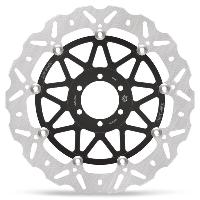 Moto-Master Nitro Series Brake Disc - Black,  Silver - Two Piece (Floating) - 113241