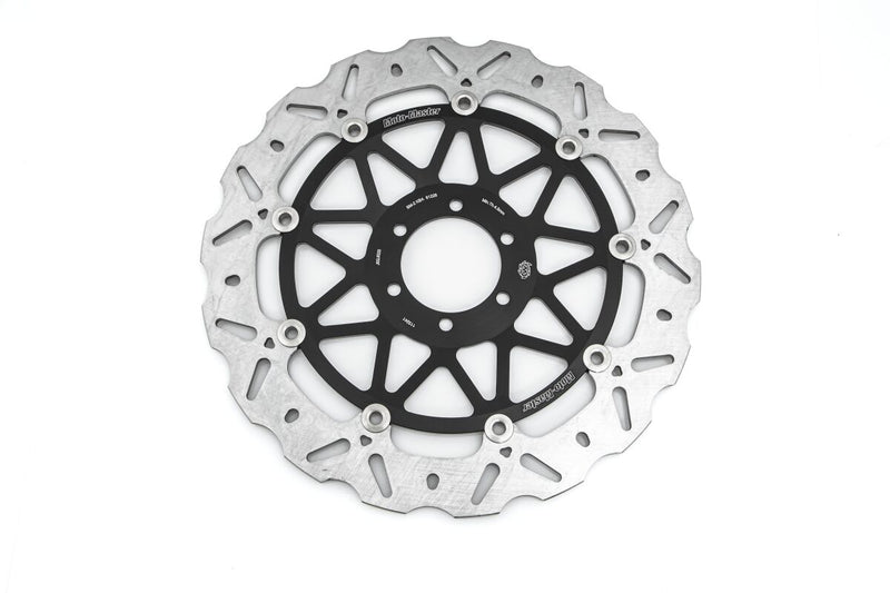 Moto-Master Nitro Series Brake Disc - Black,  Silver - Two Piece (Floating) - 113241
