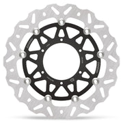 Moto-Master Nitro Series Brake Disc - Black,  Silver - Two Piece (Floating) - 113245