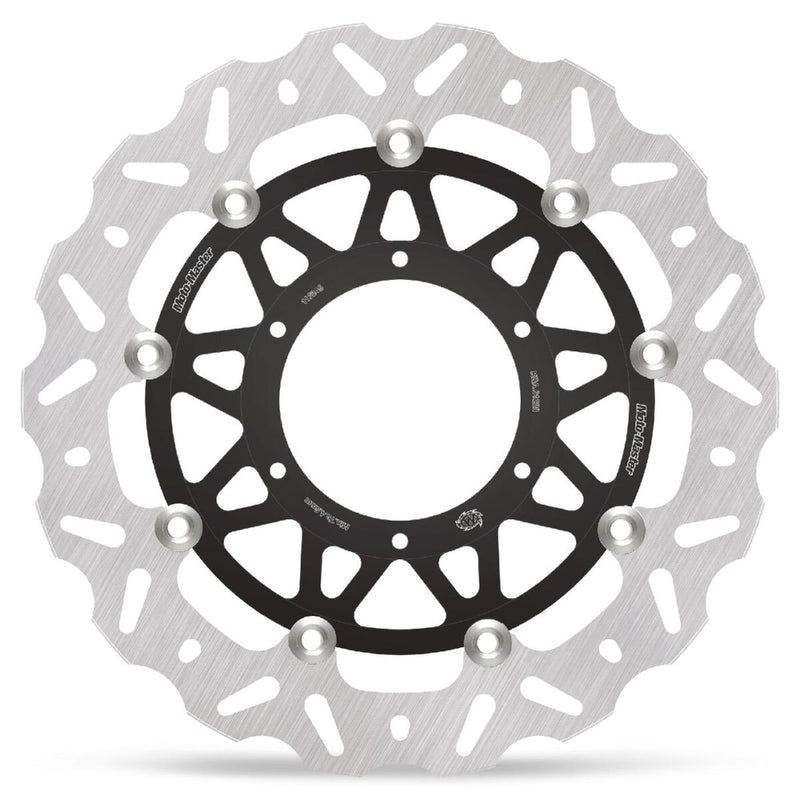 Moto-Master Nitro Series Brake Disc - Black,  Silver - Two Piece (Floating) - 113245