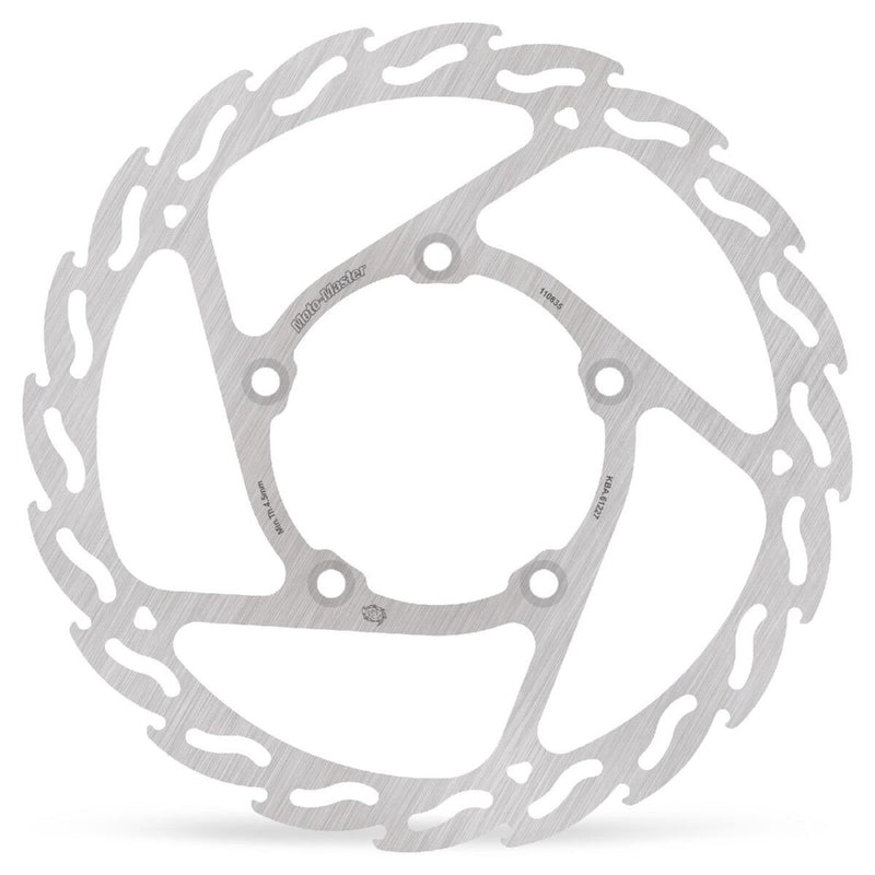 Moto-Master Flame Series Rotor - Silver - One Piece (Fixed) - 110835