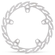 Moto-Master Flame Series Fixed Rotor - Silver - One Piece (Fixed) - 110910